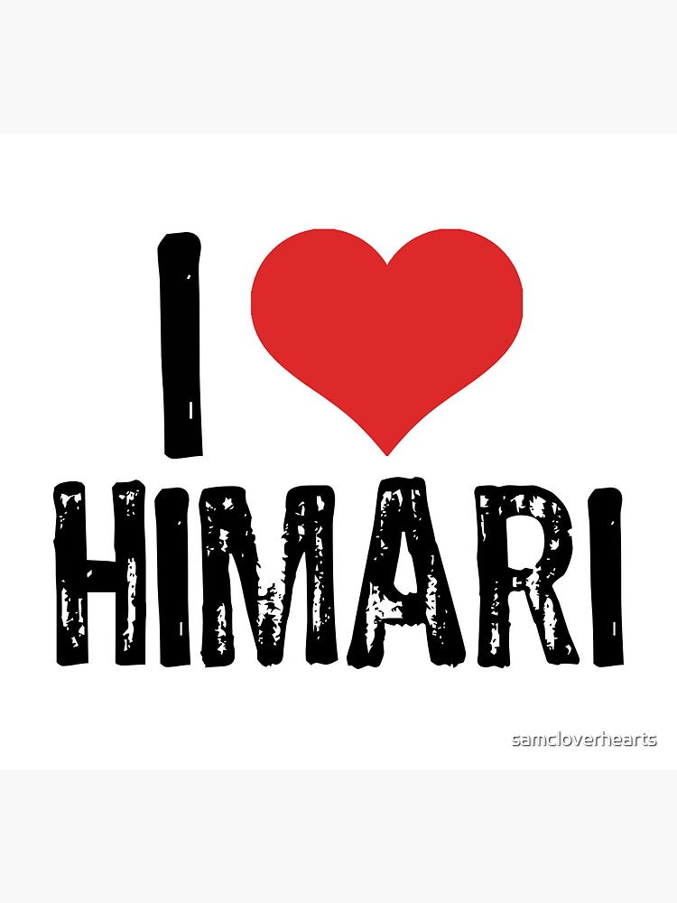 I Love Himari Sticker For Sale By Samcloverhearts Redbubble