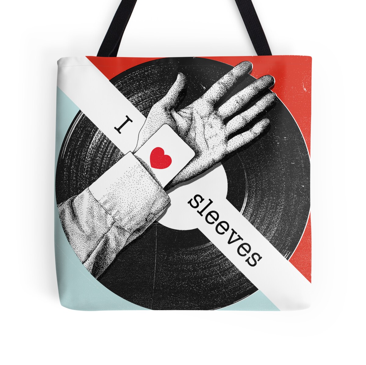 reckless records tote bag