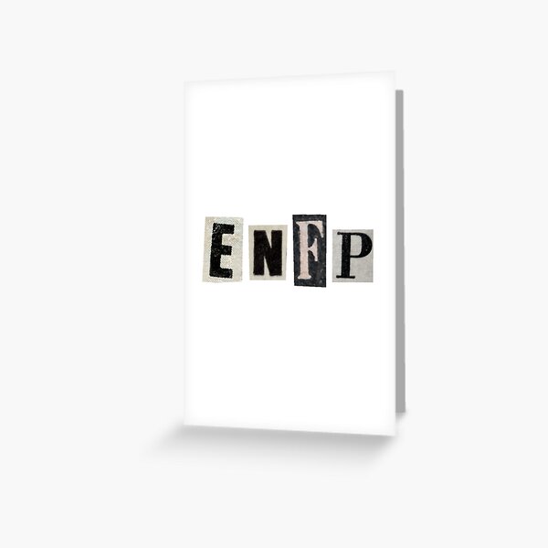 ENFP MBTI Greeting Card For Sale By RheaRealm Redbubble