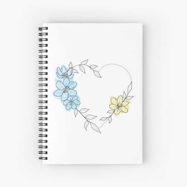 Cuaderno De Espiral Bocetos Para Un Tatuaje Patri Tico Flores Y