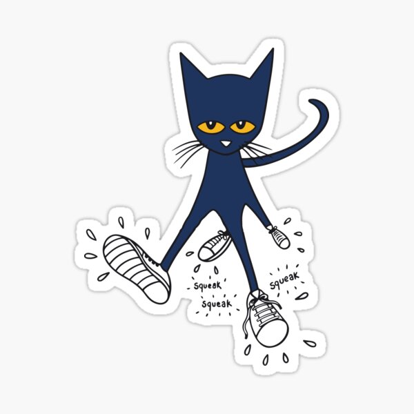 Pete The Cat Sticker For Sale By Ak Store Redbubble