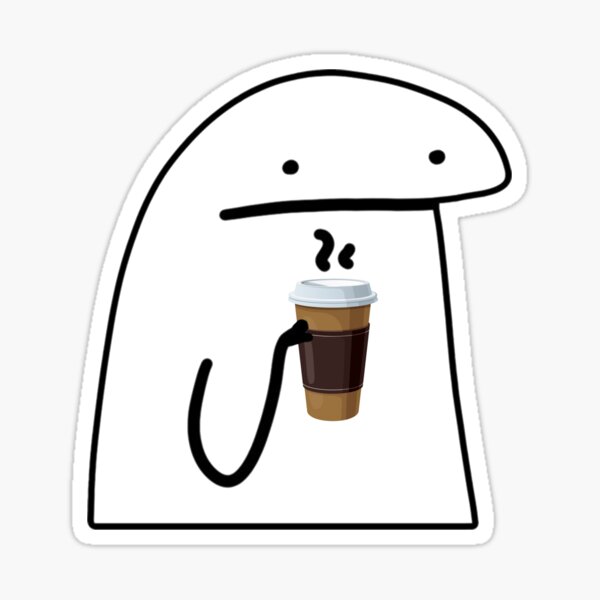 Flork Give Me A Coffee Sticker For Sale By B B Andrade Redbubble