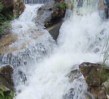 cross-over - of flowing water (and spirits ?) by gaylene