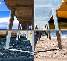 Quadrants of An Ocean Pier by Phil Perkins