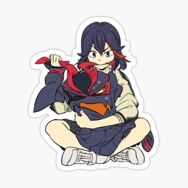 Ryuko Matoi Kill La Kill Sticker For Sale By Piecestore Redbubble