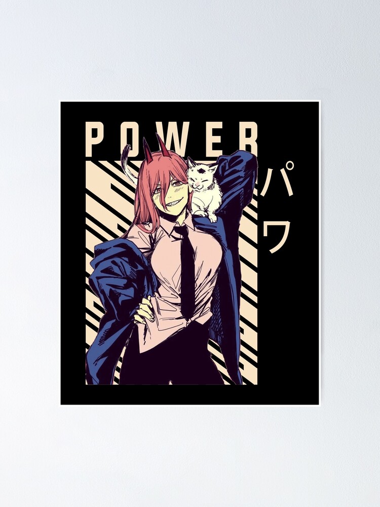 Power Chainsaw Man Poster For Sale By Ime Art Redbubble