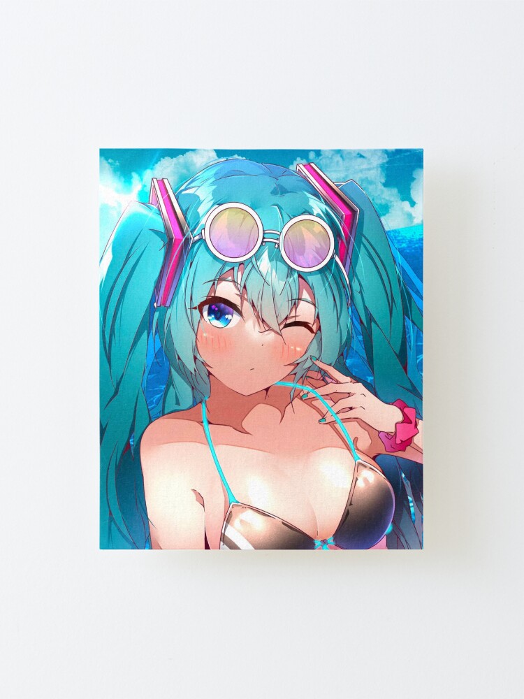 Sexy Hatsune Miku Bikini Waifu Kawaii Hot Vocaloid Lewd Anime Girl