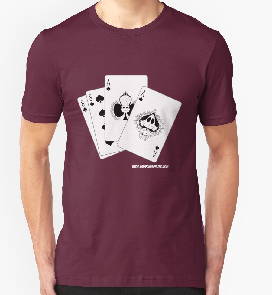 "Aces and Eights: Deadman's Hand" T-Shirts & Hoodies by Sockpuppet