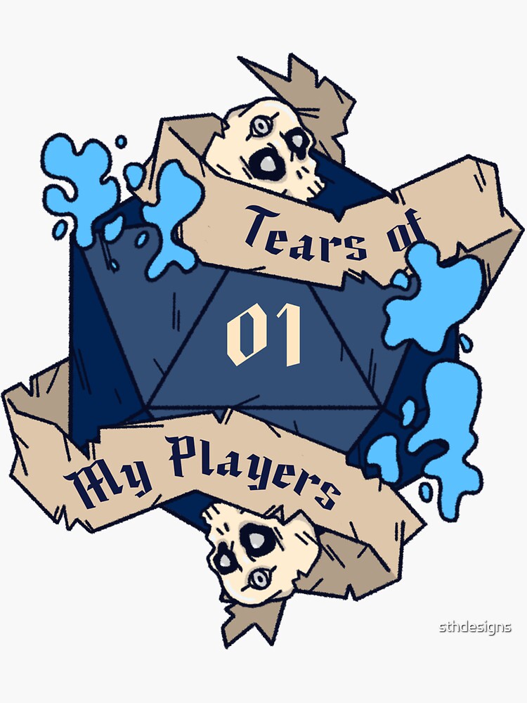 Tears Of My Players Sticker For Sale By Sthdesigns Redbubble