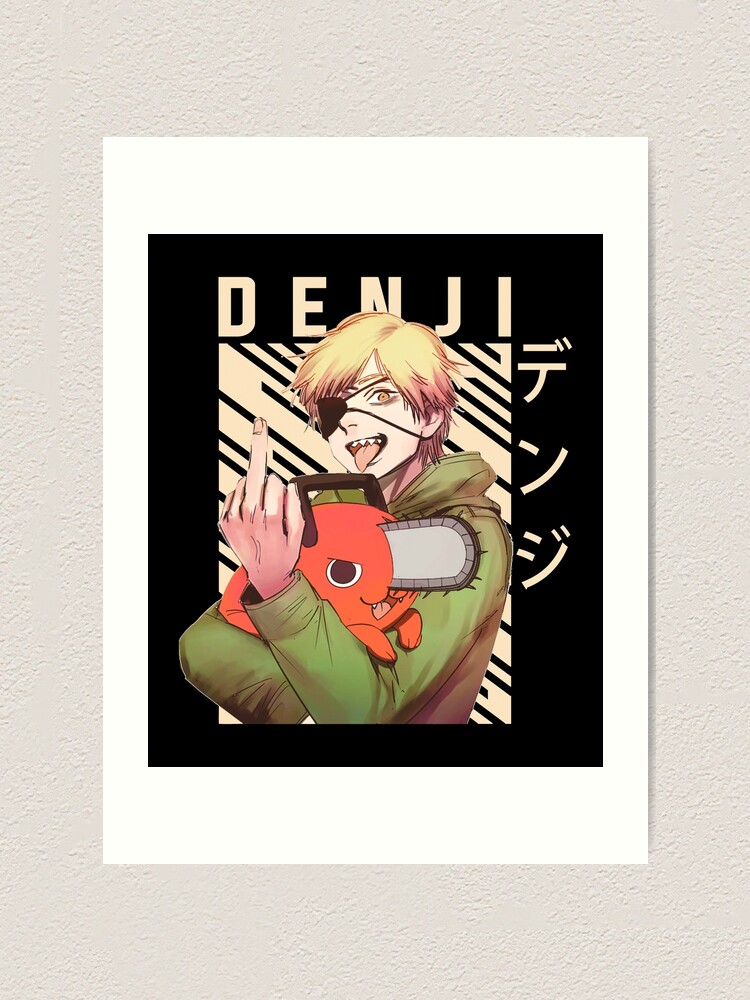 Denji Chainsaw Man Art Print For Sale By Ime Art Redbubble