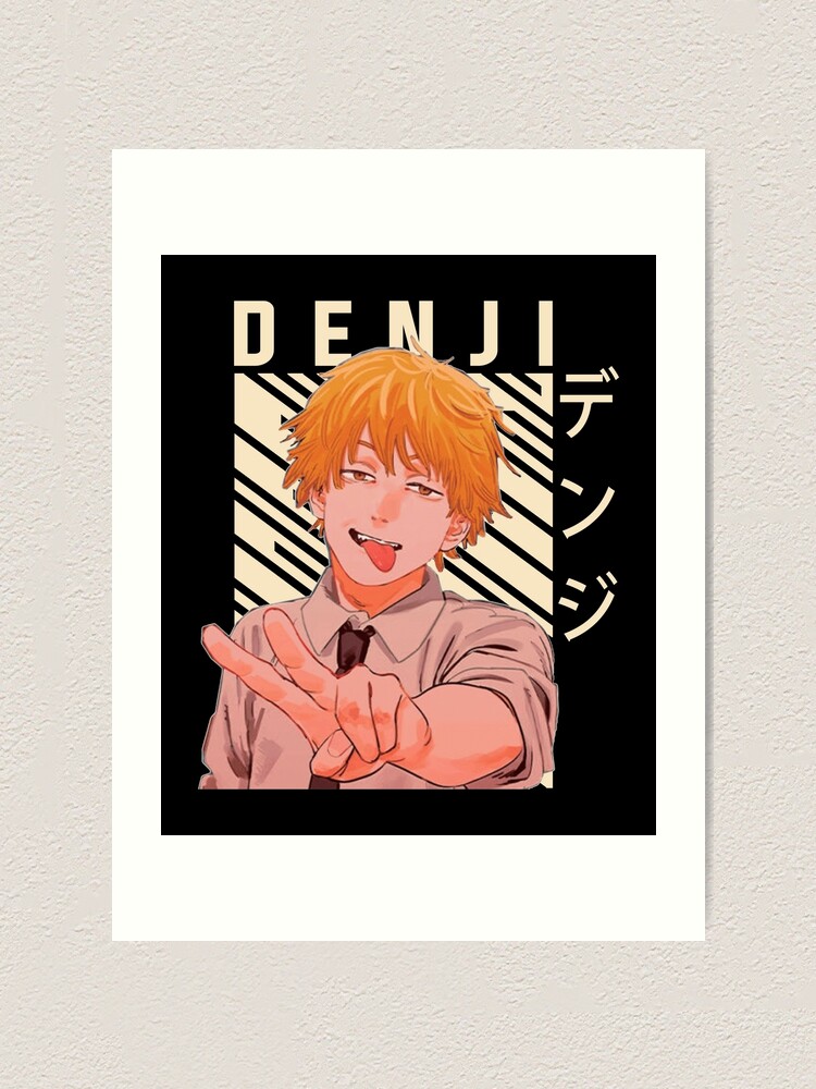 Denji Chainsaw Man Art Print For Sale By Ime Art Redbubble