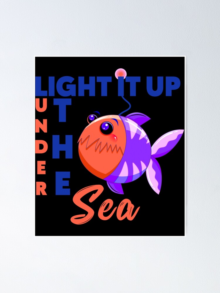 Anglerfish Light Darkness Iv Essential Poster For Sale By