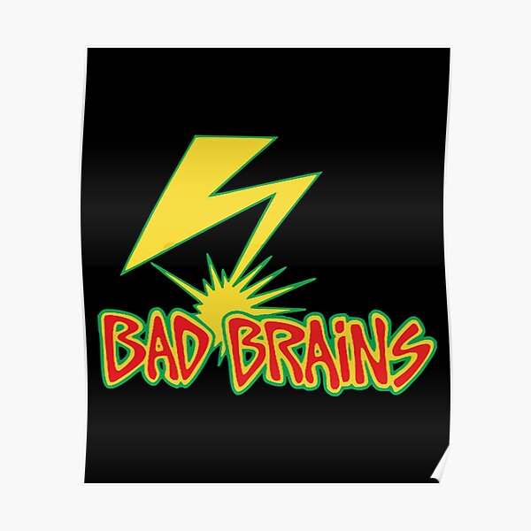 Make A Smile Bad Brains Logo Genres Hardcore Punk Poster For Sale By