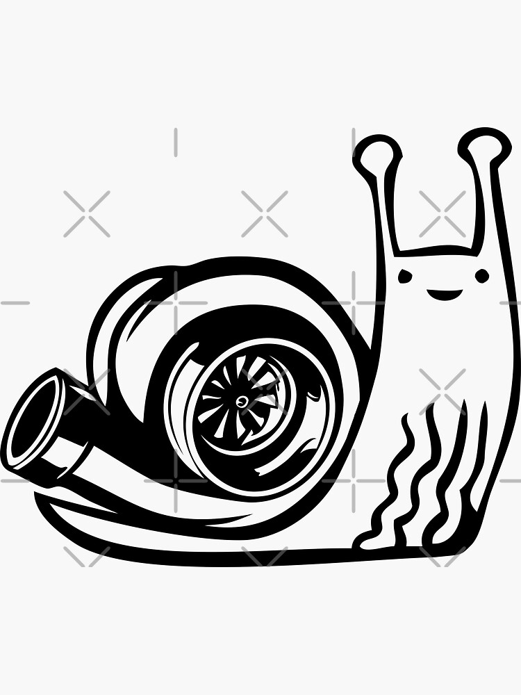 Turbo Snail Sticker For Sale By Teeashirts Redbubble