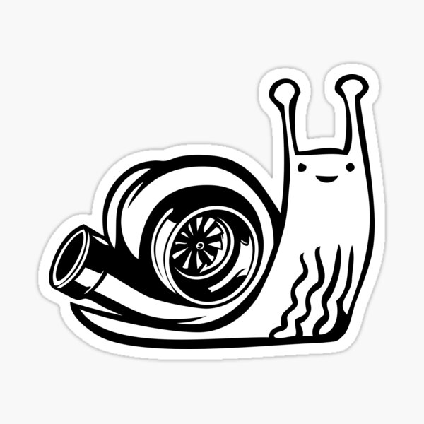 Turbo Snail Sticker For Sale By Teeashirts Redbubble