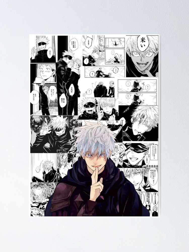 Gojo Jujutsu Kaisen Manga Poster For Sale By Yashdusane Redbubble