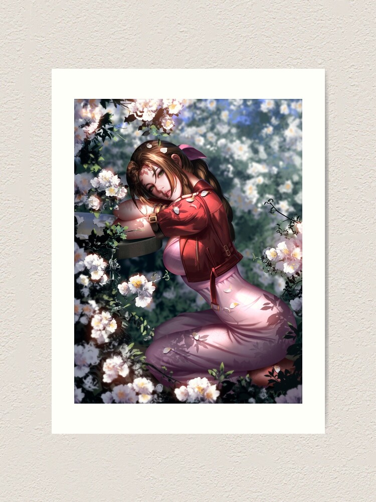 Hot Aerith Gainsborough Final Fantasy Ffvii Sexy Lewd Panties Tits