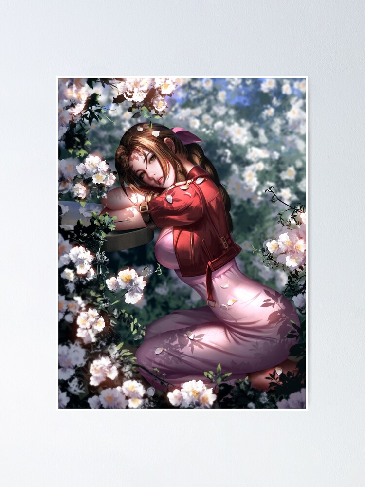 Hot Aerith Gainsborough Final Fantasy 7 FFVII Sexy Lewd Panties Tits