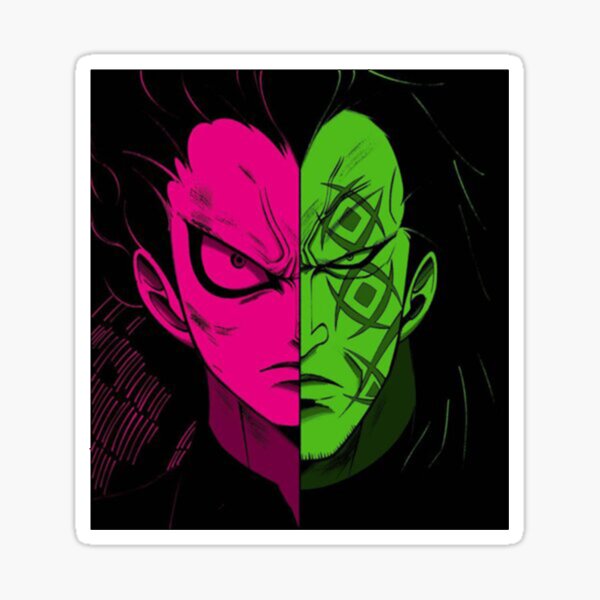 Monkey D Luffy And Monkey D Dragon One Piece Sticker For Sale By Moel