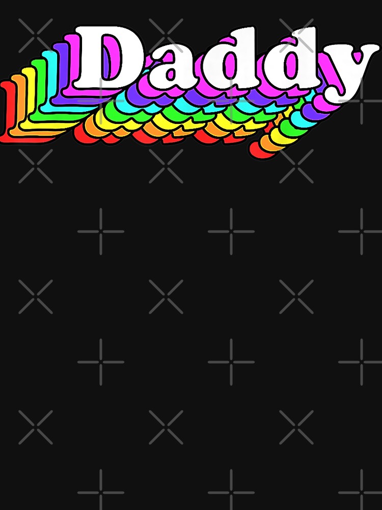 Daddy Gay Daddy Bear Retro Lgbt Rainbow Lgbtq Pride T Shirt For