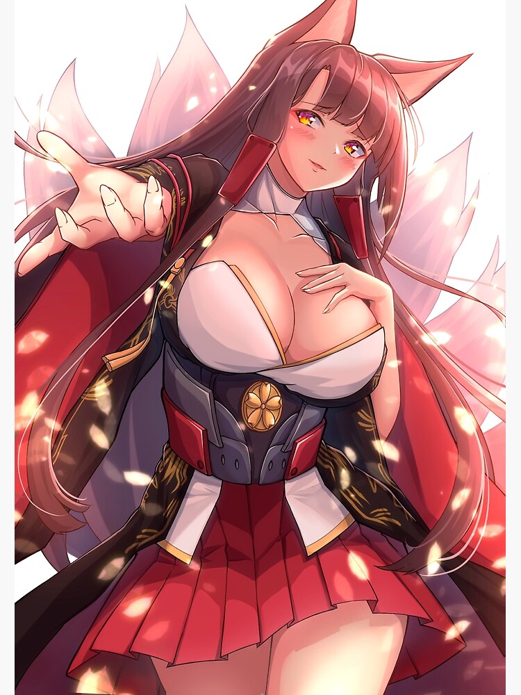 Lewd Fox Akagi Sexy Tits Boobs Thighs Thicc Azur Lane Al Hot Hentai