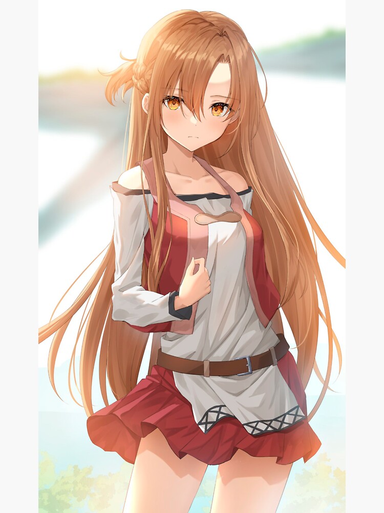 Hot Asuna Yuuki Zettai Ryouiki Tits Sword Art Online SAO Lewd Hentai