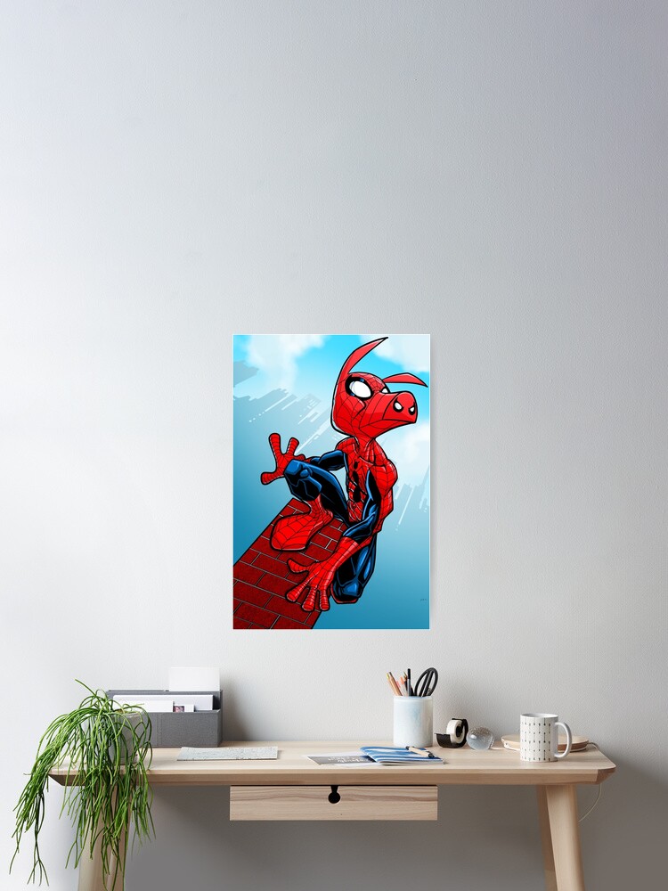 Spider Ham Poster For Sale By Dlxartist Redbubble