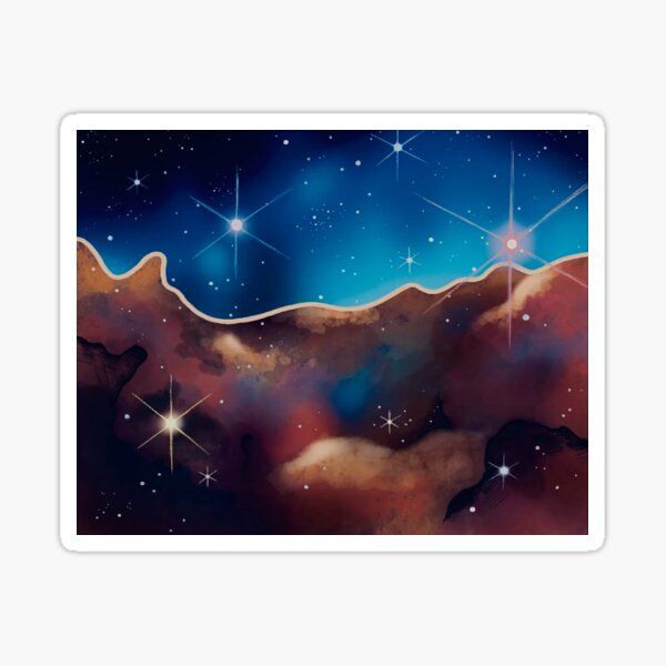 Carina Nebula Sticker For Sale By Madeleine Dalby Redbubble