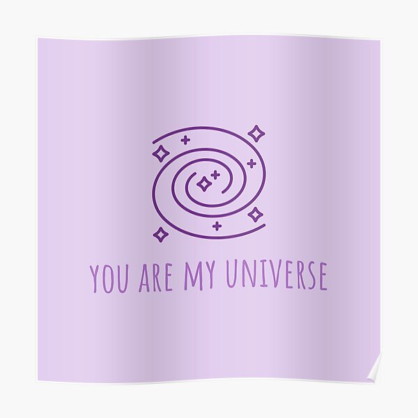 Bts Coldplay My Universe Lyrics Poster For Sale By E Yo Redbubble