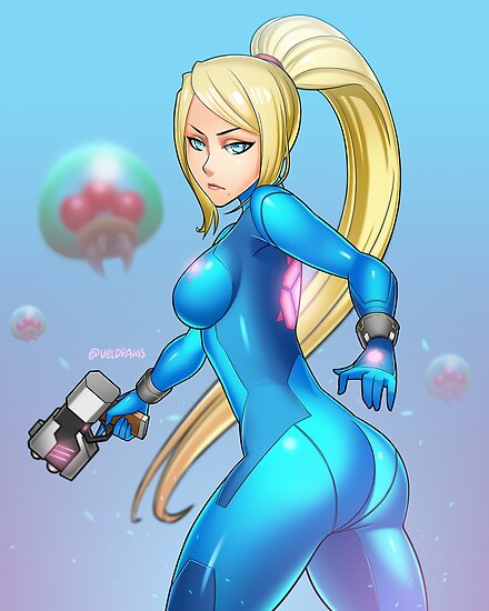 Zero Suit Samus Posters Par Velladonna Redbubble