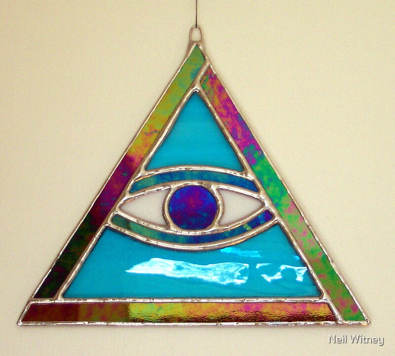 “Stained Glass All Seeing Eye” by Neil Witney | Redbubble
