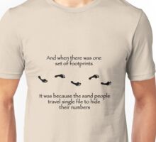 footprints in the sand t shirt