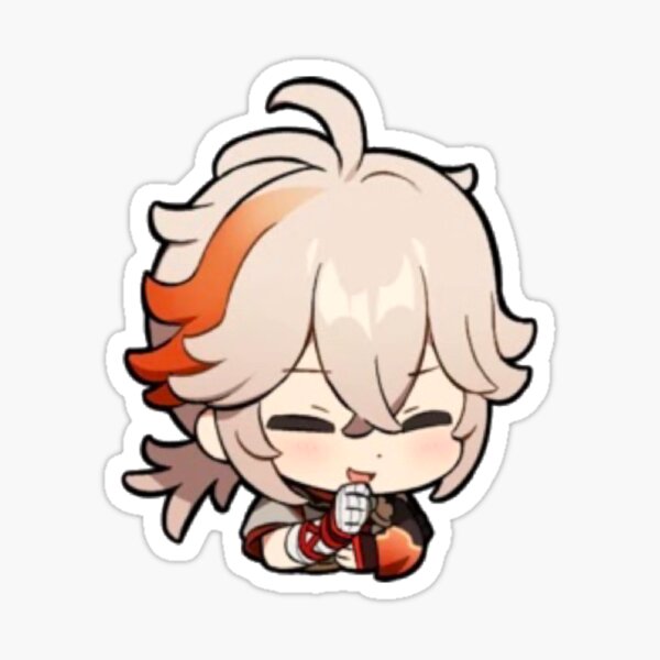 Genshin Impact Chibi Kazuha Sticker For Sale By Sukisoup Redbubble