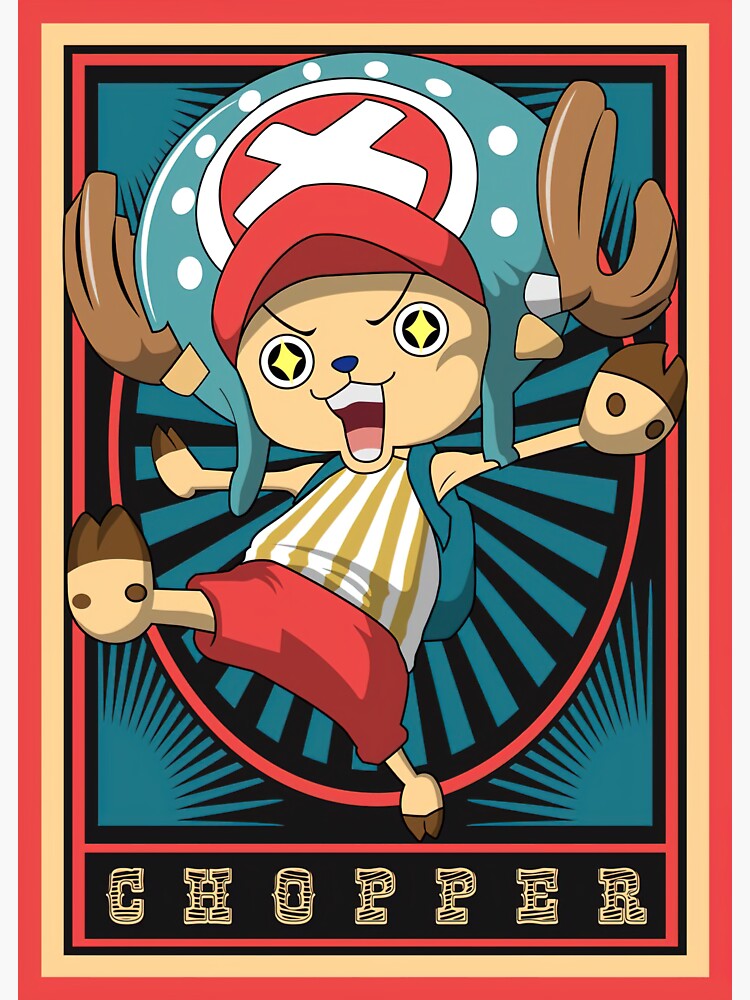 One Piece Chopper Sticker For Sale By Amandasmith Redbubble