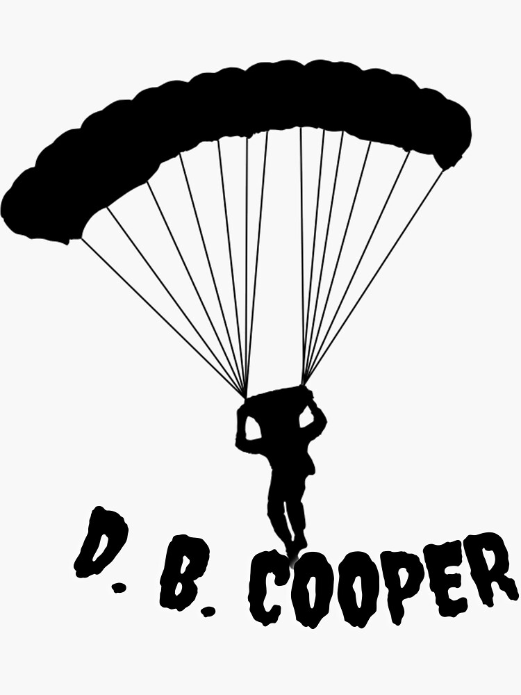 Db Cooper S Stickers I Am Db Cooper Hyjacking Sticker For Sale By