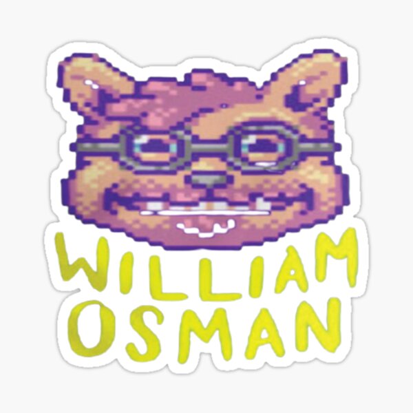 William Osman Cat Sticker For Sale By DeclanDavida Redbubble