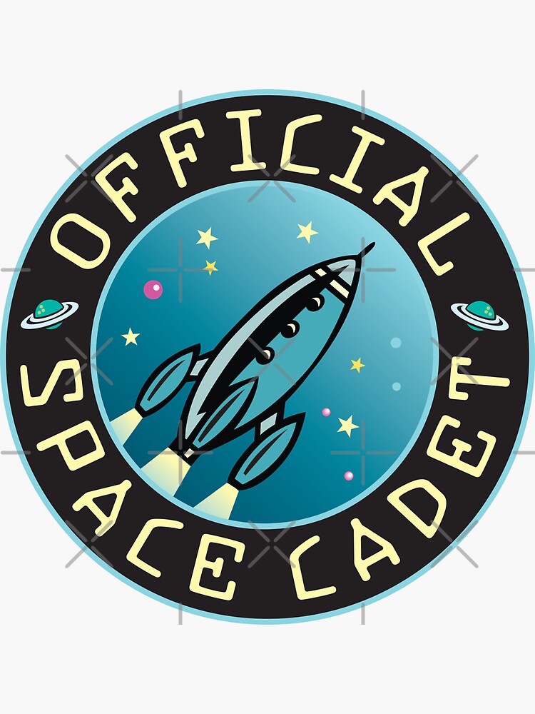 Space Cadet Sticker For Sale By Futurebeachbum Redbubble