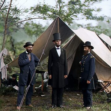 Battle Of Antietam Md Allan Pinkerton President Lincoln And Maj