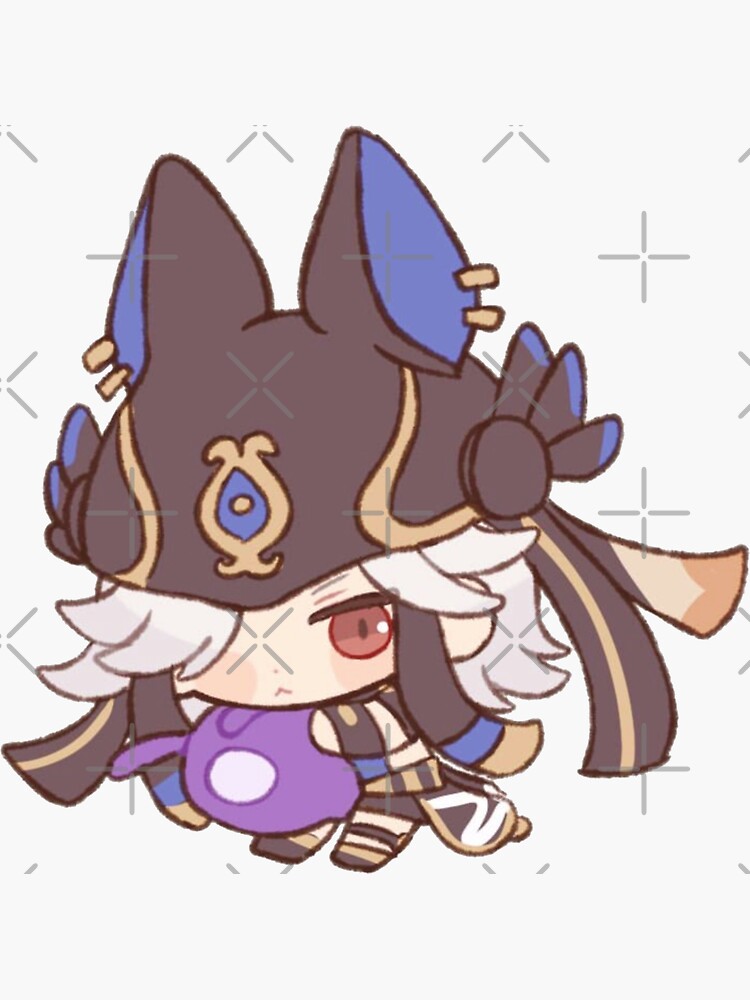 Cyno Chibi Kawaii Genshin Impact Sticker For Sale By Sara