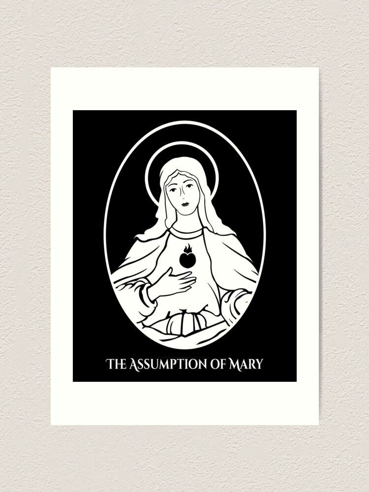 The Assumption Of Blessed Virgin Mary Art Print For Sale By Holysignz