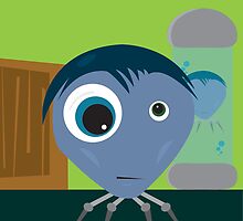 Robohead by Mark D Battersby