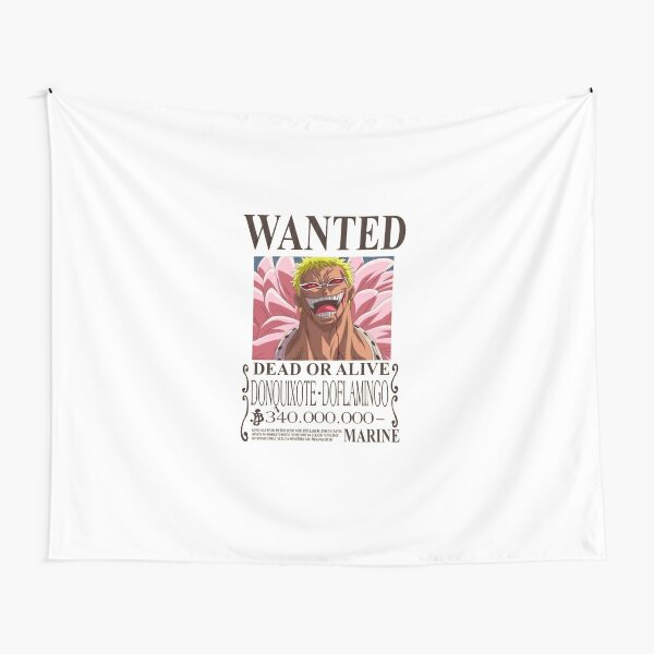 One Piece Wanted Bounty Poster Donquixote Doflamingo Png Essential T