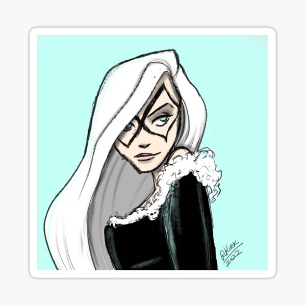 Blackcat Sticker For Sale By Rkirk Redbubble