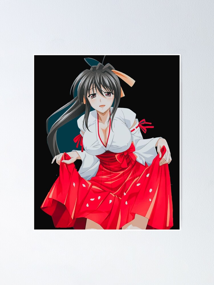 Akeno Himejima Sexy Hentai Anime Sticker Poster For Sale By