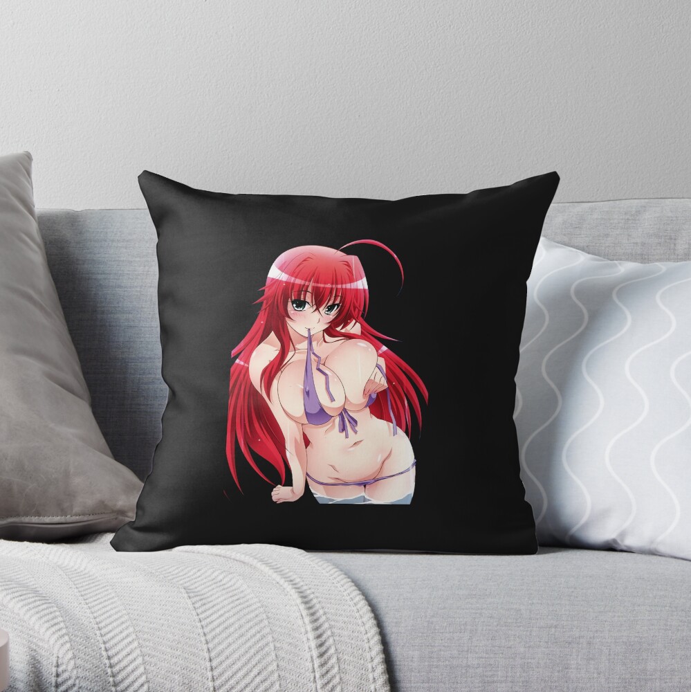 Rias Gremory Sexy Hentai Anime Throw Pillow For Sale By Lemed36tea