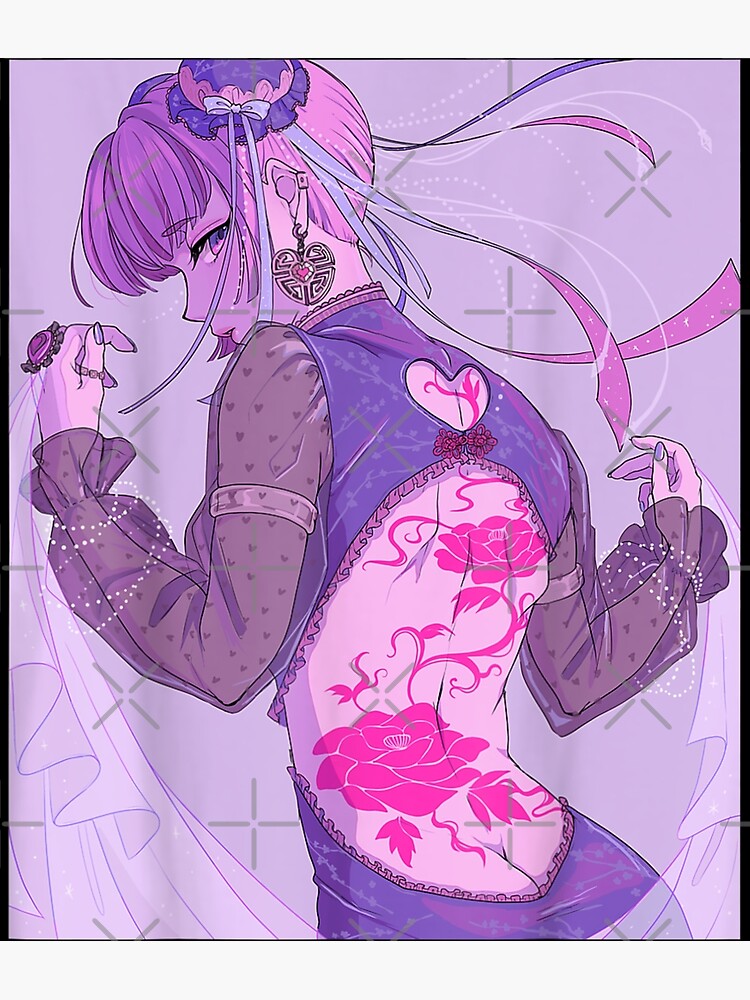 Pastel Goth Yume Kawaii Waifu Anime Girl Poster For Sale By