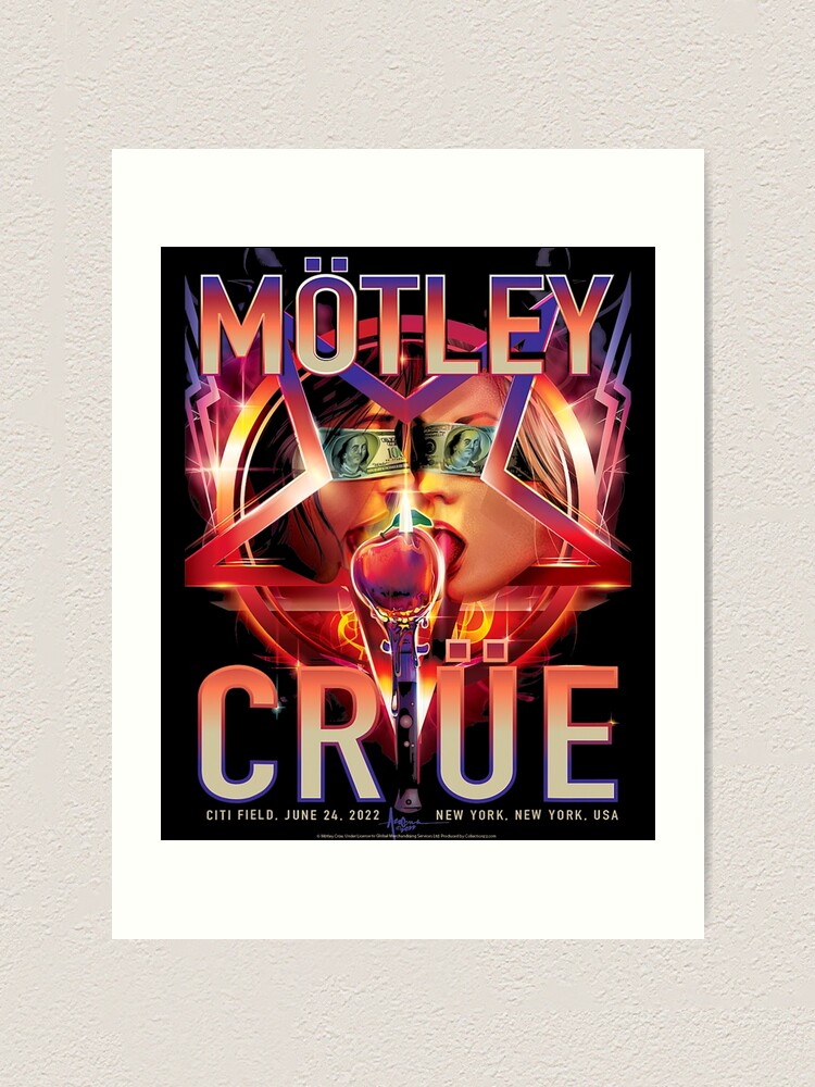 Mötley Crüe The Stadium Tour New York Event Art Print for Sale by