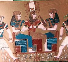 Thot, Isis, Osiris, Nephys, Horus by wave