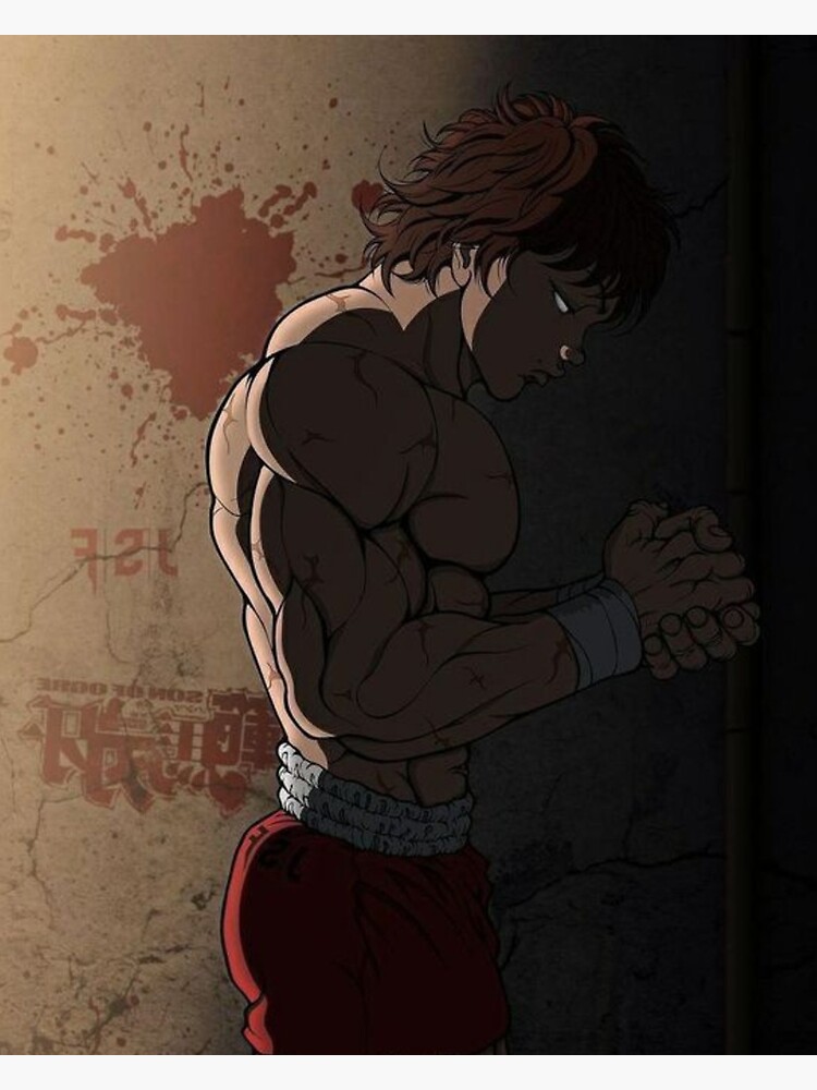 Baki The Grappler Baki Hanma Poster For Sale By Johnnyrhi Redbubble