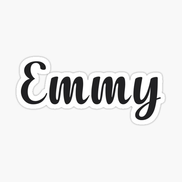 Emmy Sticker For Sale By Posters Redbubble